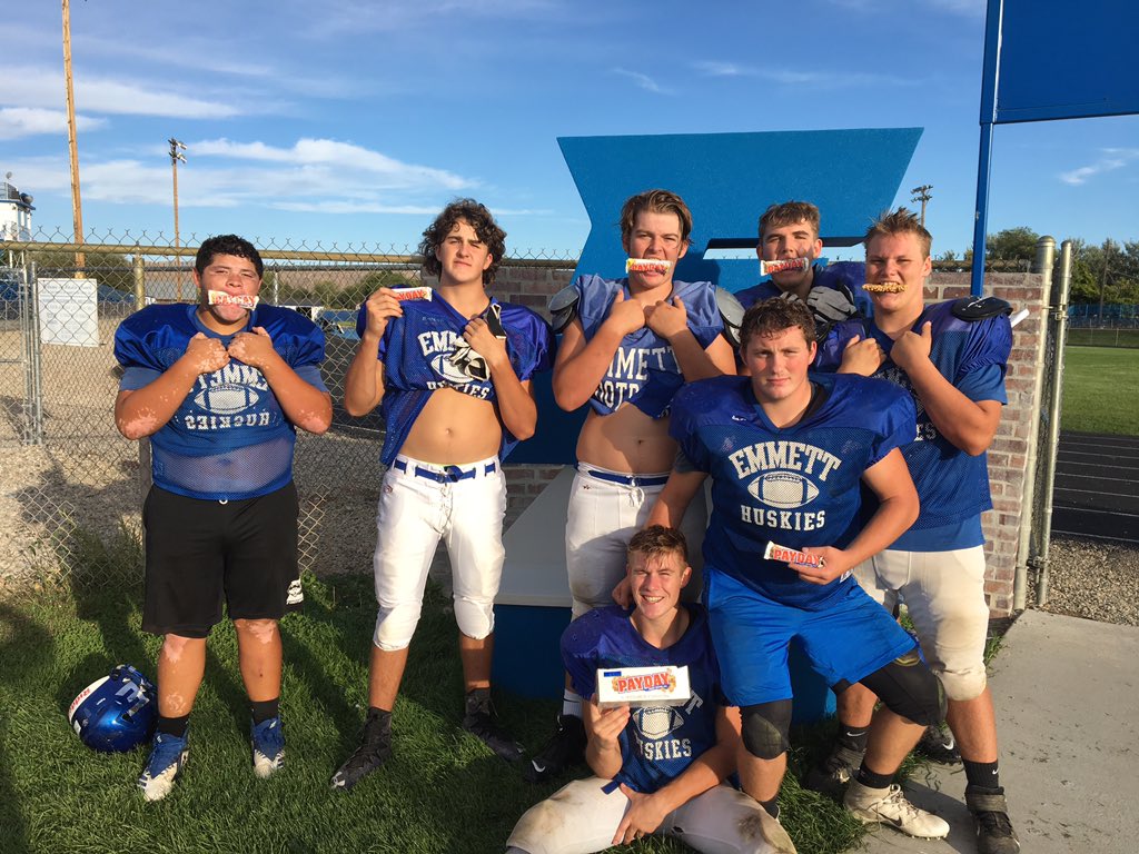 Despite a loss...<a href="/WestynSmith1/">Westyn Smith#23</a> rushed for 146 y on 29 carries and so our <a href="/EHSHuskies/">Emmett Huskies</a> OL gets a <a href="/PaydayCandyBar/">Payday</a> ❗️⛓<a href="/laynetrain78/">Taylor Layne</a> <a href="/EHSRowdyClub/">EHS Rowdy Club</a> <a href="/tf241/">travis farnsworth</a> <a href="/LockettCarisa/">Carisa Lockett</a> <a href="/Yotes30/">Scott Kern</a> <a href="/S2ASystem/">🏈Rich Hargitt Football</a> <a href="/All22ChalkTalk/">All22ChalkTalk</a> <a href="/GlazierClinics/">Glazier Clinics</a> <a href="/CTNikeClinic/">Frank Stamilio</a> @OLineTips <a href="/IdahoPrep/">Idaho Prep Football</a> <a href="/CoachBrentMyers/">Brent Myers</a> <a href="/CoachUdy/">Justin Udy</a>
