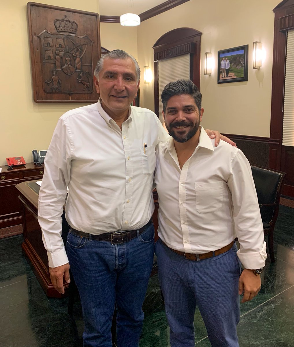 PacoCelorio's tweet photo. Fue un gran gusto platicar con nuestro Gobernador @adan_augusto, donde donde celebro la visión de privilegiar el bien de los Tabasqueños por encima de colores y partidos. #CuentanConmigo y vamos para adelante por Centro y Tabasco! https://t.co/m16sbEjkMa
