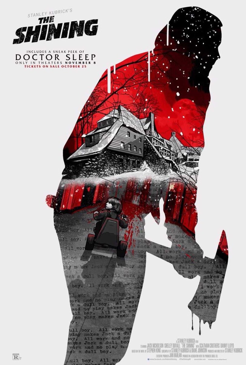 CyberpopNews's tweet photo. ¿Qué les parece el póster para el re- lanzamiento de The Shinning en cines? 🤩🔪 #HereIsJohnny #REDRUM #TheShinning https://t.co/zMf9q8ZGSZ
