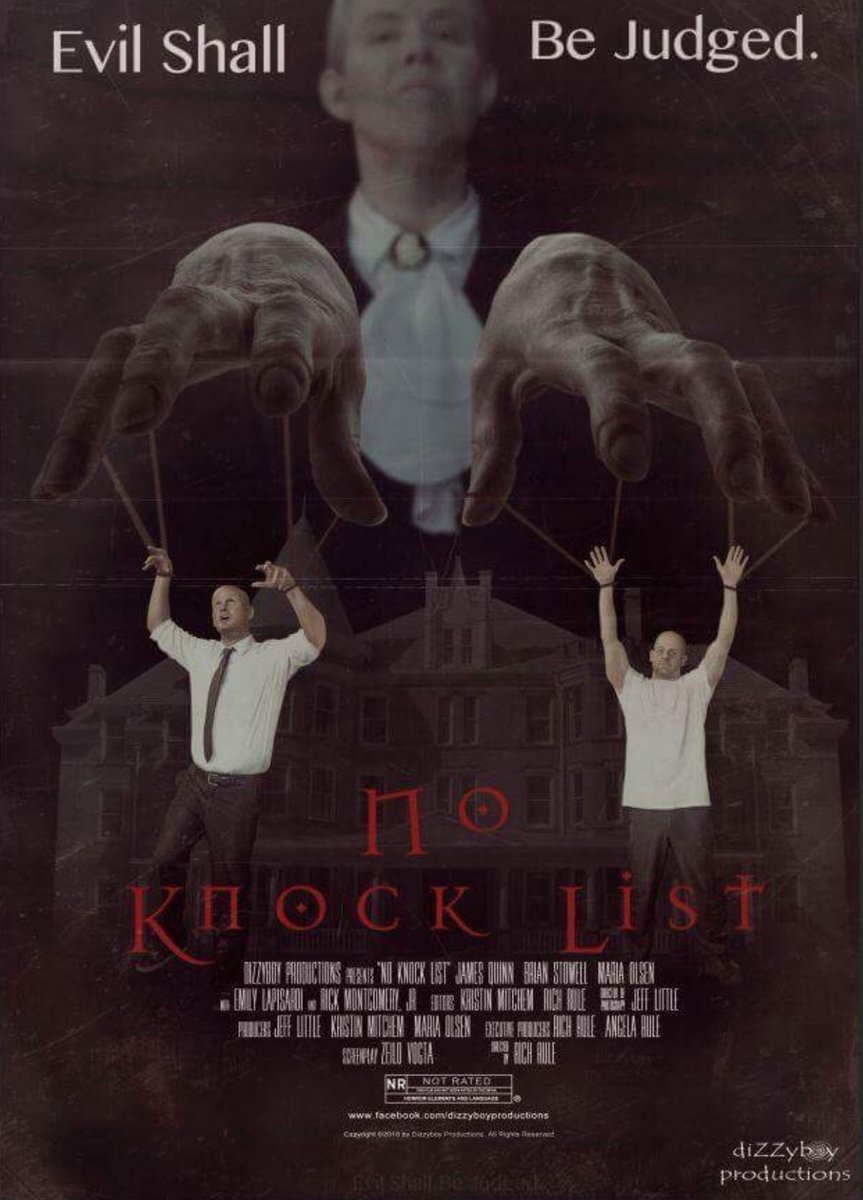 RealJamesQuinn's tweet photo. We are very pleased to announce that R #FeatureFilm @noknocklist has picked up 2 more awards at the #PittsburghLongCut #FilmFestival #BestCostumeDesign & #BestMakeUp #NoKnockList https://t.co/IwP6tB1pHp