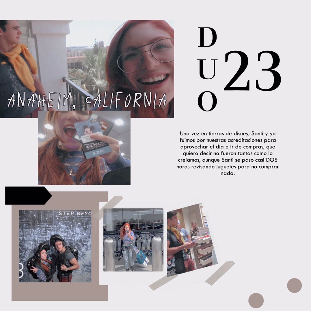 hxtterhell's tweet image. /🍂/ 𝑹𝒆𝒂𝒅𝒚 𝒇𝒐𝒓 𝑫𝒖𝒐𝟐𝟑 
Amigos, al fin llega este momento para enterarnos de muchas cosas de Disney y estoy con Santiago para pasar la D23, esperen nuestros Vlogs.