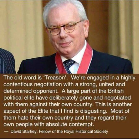 RitaPanahi's tweet image. Historian David Starkey on the democracy denying Remainers: “Most of them hate their own country &amp;amp; they regard their own people with absolute contempt” 🔥