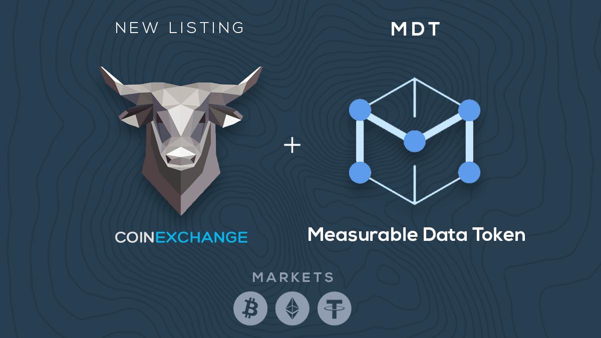 CoinExchange.io (@coinexchange_io) on Twitter photo Measurable Data Token $MDT is now listed on CoinExchange.io:
coinexchange.io/market/MDT/BTC
coinexchange.io/market/MDT/ETH
coinexchange.io/market/MDT/USDT
<a href="/MeasurableData/">Measurable Data Token $MDT</a> #Blockchain #cryptocurrency Measurable Data Token $MDT is now listed on CoinExchange.io:
coinexchange.io/market/MDT/BTC
coinexchange.io/market/MDT/ETH
coinexchange.io/market/MDT/USDT
<a href="/MeasurableData/">Measurable Data Token $MDT</a> #Blockchain #cryptocurrency