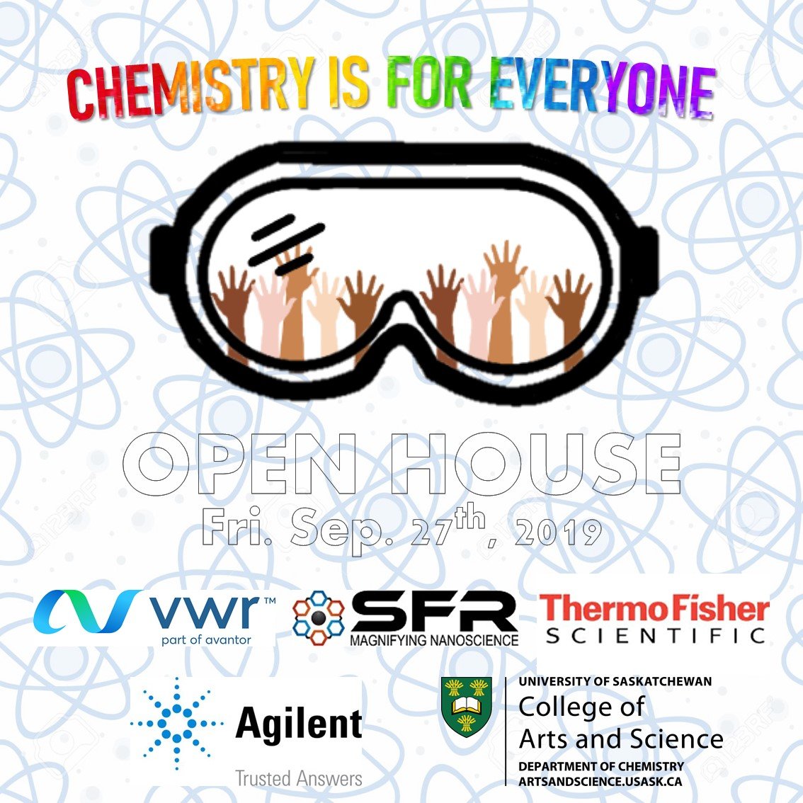 #YXE come see us at <a href="/usask/">U of Saskatchewan</a> Open House! Know more about what chemists do and all the opportunities #chemistry can open for you! 👩🏾‍🔬👩‍🔬👨🏿‍🔬👨🏽‍🔬Thanks to <a href="/USaskChem/">U of S Chemistry</a> <a href="/VWR/">VWR, part of Avantor</a> <a href="/thermofisher/">Thermo Fisher</a> <a href="/Agilent/">Agilent Technologies</a> and SFR (Systems For Research) for your support to promote chemistry to our young community💚!