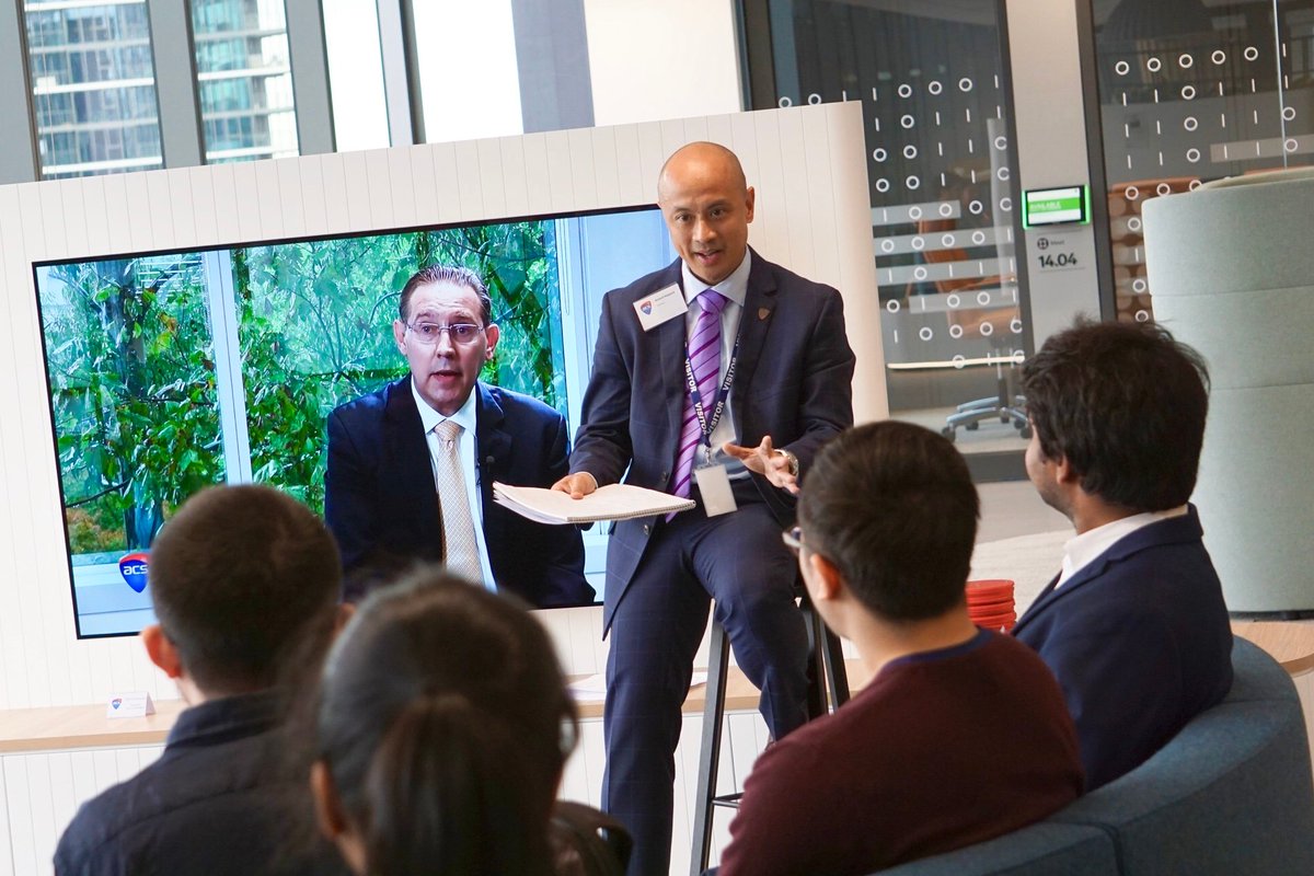 richardmagalad's tweet photo. This month I had the privilege to share my tech career life with the young talent of our amazing Australian IT industry at the @ACS_Vic Melbourne Innovation Hub.
SUMMARY: Work hard. Make friends. Be patient.
#unconference #ACSVic @ACSnewsfeed https://t.co/N6Wxuwhg0m