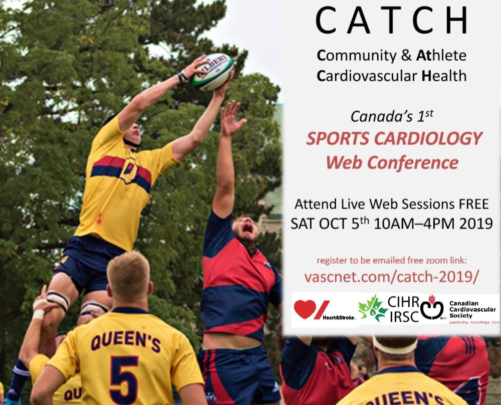 amerjohri's tweet photo. #catch2019
Because we need a national game plan to prevent sudden cardiac death in athletes
Free live stream Oct 5
@HeartDocSharon @Dr_ChrisSimpson
@HeartandStroke
@SCC_CCS https://t.co/Q2lJvCUeEV