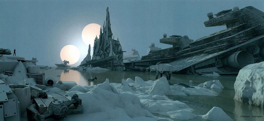 Thread of Disney-era Star Wars concept art that might have been better than having X-Wings 2.0 and Neo-Tatooine, but of course YMMV