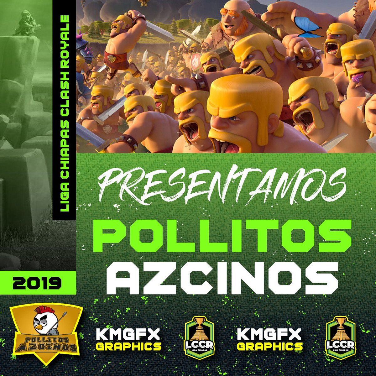 Nos complace anunciar que <a href="/PollitosAczinos/">Pollitos Aczinos</a> llega nuevamente a esta 3ra edición #LCCR en busca del título, recordemos que en la 2da edición quedaron en 2do lugar. Suerte para todo el equipo 😎🔝