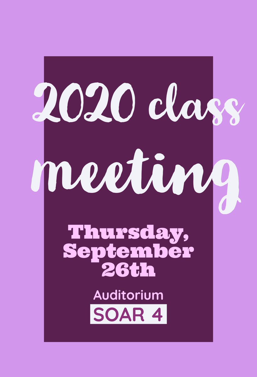 SENIORS! Be there or be square😈🧡💜