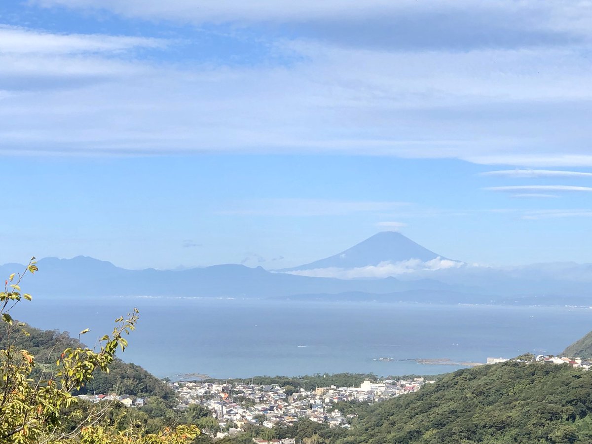 View on Tokyo bay with Mt. Fuji