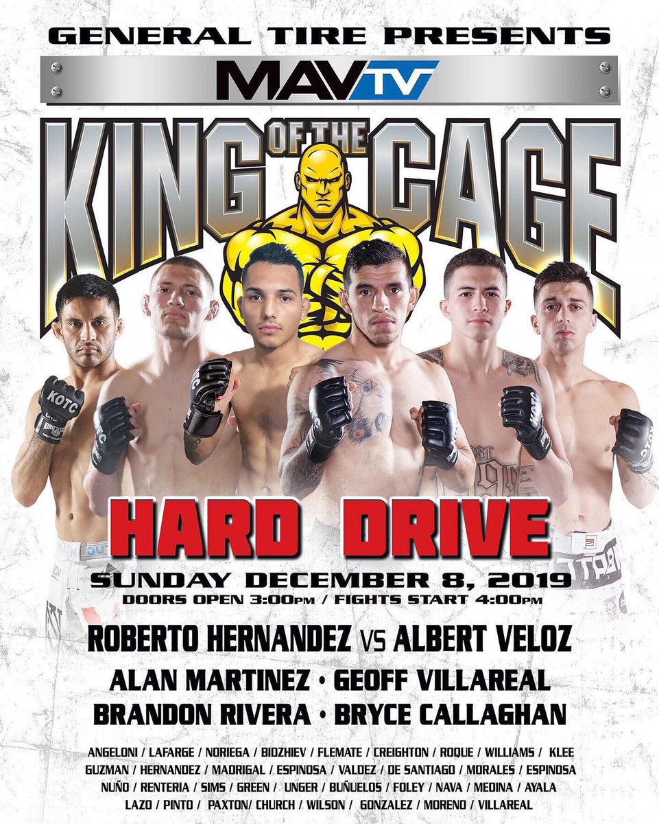 BryceCallaghan3's tweet photo. MARK YOUR CALENDARS! 📅 Sunday December 8th, 2019! 📅 Toyota Arena, Ontario California. 📍 Super big venue with a lot on the line. Come out and watch me work my ass off to successfully grab another W for my teammates, coaches, friends, fans, sponsors, &amp; family! 👊🏻👊🏻💰💰 #KOTC #RT https://t.co/79OmHoaA4D