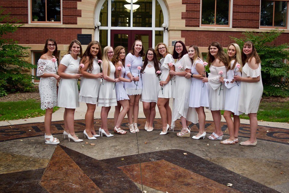 PhiMuZetaSigma1's tweet image. We pledged in 12 new lovely Phis this Sunday! #WelcomeHome #pledgeclass #phimu