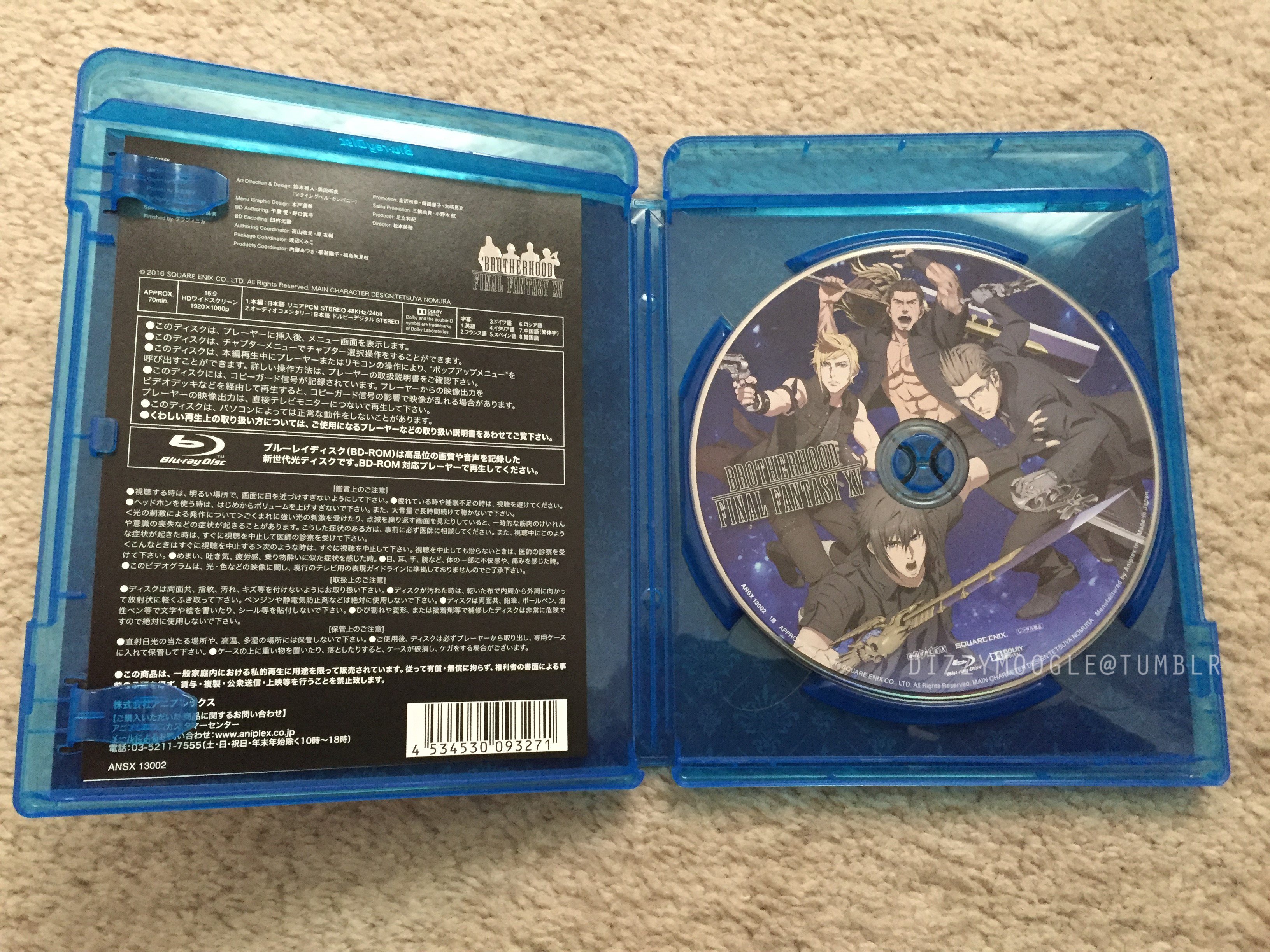 BROTHERHOOD FINAL FANTASY XV-JAPAN Blu-ray