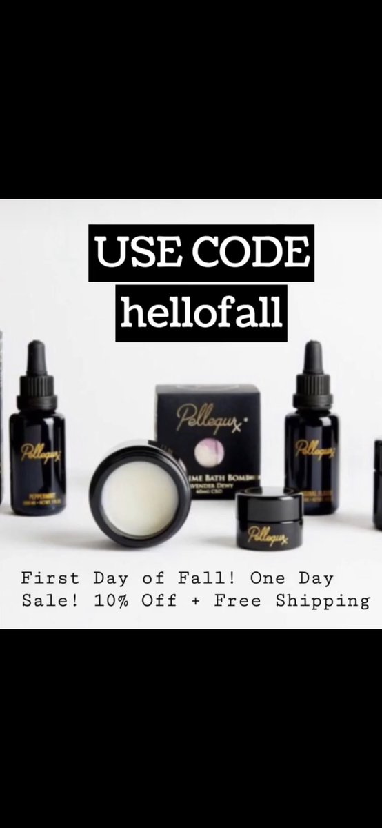 #pellequr #fallsale #doyoucnd #bestcbdproducts