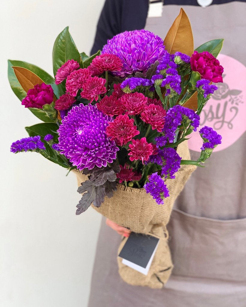 PocoPosy's tweet image. Purple 💜 for Wednesday. Order online now for delivery on Wednesday 📸 Medium Pictured