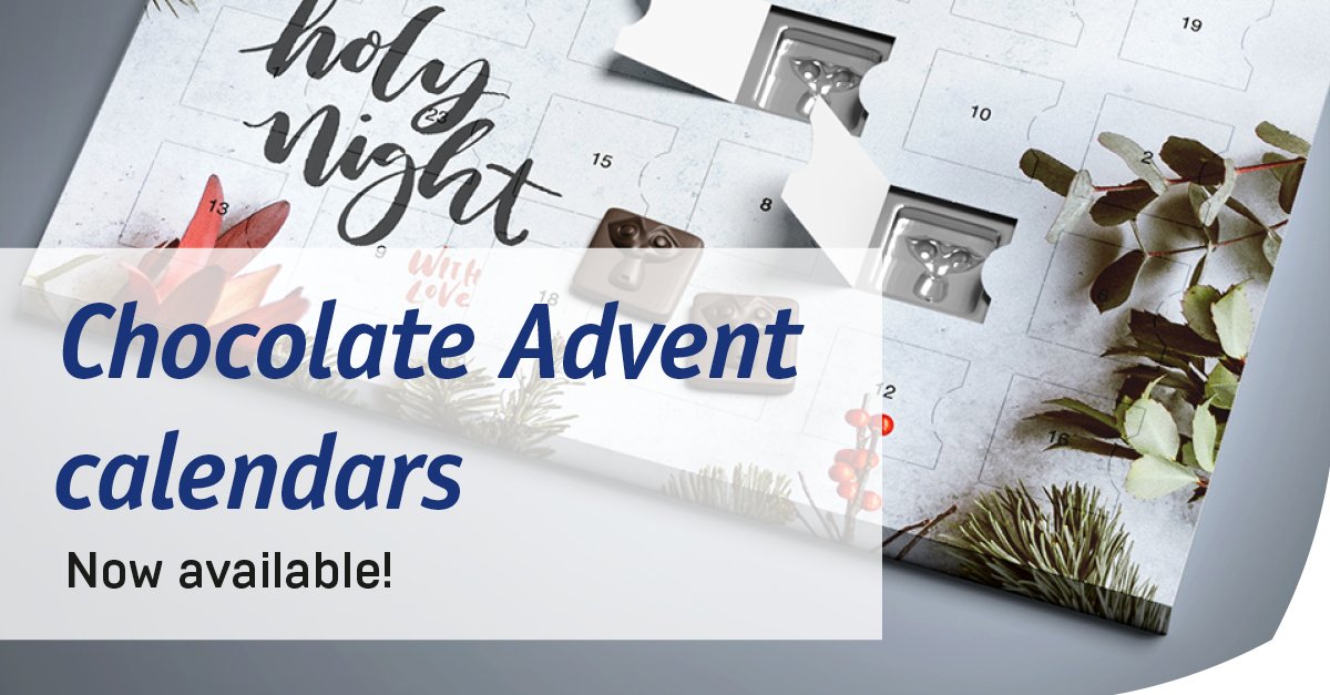 Our advent #calendars are back! Be the first to order them to celebrate #christmas in time and treat your customers with fine, fairtrade milk #chocolate! unitedprint.com