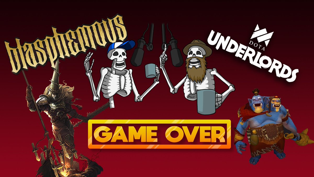 GameOverPod's tweet photo. Ultrafail dödar religiösa monster som i Blasphemous och Mabaya kontollerar hjältar i Dota Underlords.
https://t.co/HcaNxagXKc
.
#Gamer #I337 #Mabaya  #Gameoverpodcast #sweden #spelpodcast #podcast #Gameover  #nördliv #Ultrafail #Yolo #spelliv #nyheter #DotaUnderlords #Blasphemous https://t.co/AEOr7oiUfr