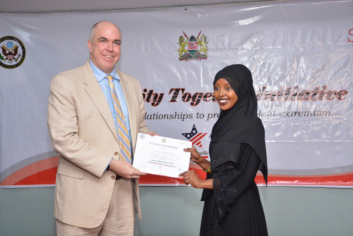 S_Associates_Ke's tweet photo. Some of the @NPSOfficial_KE officers and community receiving their certificates after completing the training program #CommunityTogetherInitiative cc @MPyusufhassan @USAmbKenya @USEmbassyKenya https://t.co/cMPgNrpStm