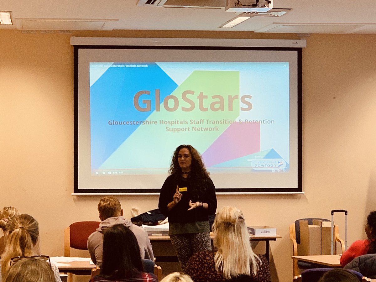 Steve Hams RN (@sphams) on Twitter photo The fab <a href="/CharlotteNHSRN/">Charlotte Hall RN</a> sharing the work of <a href="/GloStarsNHS/">GloSTaRs</a> at the <a href="/gloshospitals/">Gloucestershire Hospitals NHS Foundation Trust</a> preceptorship programme this morning - developing the network to support newly registered colleagues.
Thanks to <a href="/wendy_RN_PEP/">Wendy Collins Professional Education Practitioner</a> and <a href="/Heather68793231/">Heather Eldridge PEP</a> for leading our programme The fab <a href="/CharlotteNHSRN/">Charlotte Hall RN</a> sharing the work of <a href="/GloStarsNHS/">GloSTaRs</a> at the <a href="/gloshospitals/">Gloucestershire Hospitals NHS Foundation Trust</a> preceptorship programme this morning - developing the network to support newly registered colleagues.
Thanks to <a href="/wendy_RN_PEP/">Wendy Collins Professional Education Practitioner</a> and <a href="/Heather68793231/">Heather Eldridge PEP</a> for leading our programme