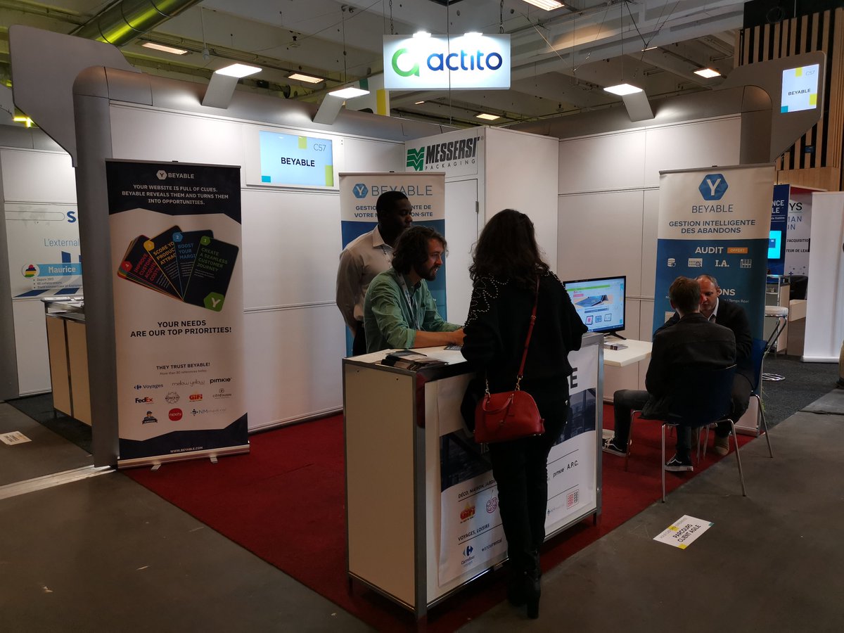 BEYABLE's tweet image. Jour J du @PRWOfficial. 
Vous êtes retailer, vous voulez optimiser votre conversion ou proposer une expérience clients ultra personnalisée. 

Passez nous voir sur le stand C057, prenons le temps de discuter de vos priorités e-commerce de fin d'année
#PRW19 #parcoursclientagile