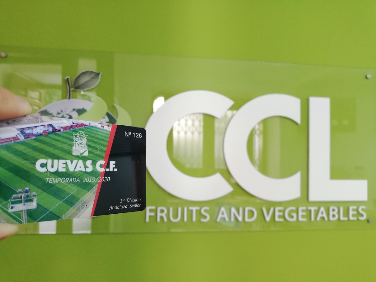 cclfruit's tweet photo. Una nueva temporada llena de ilusiones. Vamos campeones! #CuevasCF @cuevascf2018 @CuevasMagazine #futbol https://t.co/Rw7ujtzW2e