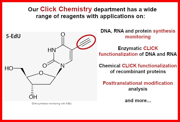 JenaBioscience's tweet photo. Click Chemistry is widely used in bioscience, drug discovery and material science.
Find out how you can use it in your research:
https://t.co/ZKLxk7kk9k https://t.co/Z7sS0xUyj3