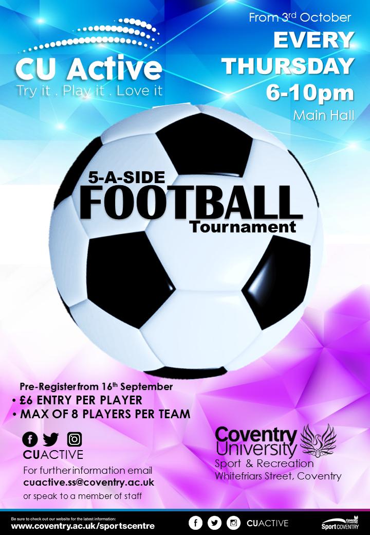 CUActive's tweet photo. Our recreational sports are back in full flow and for this week all sessions are free! Come and visit us @CUSportCentre to get involved! https://t.co/bDsKKpRrzk