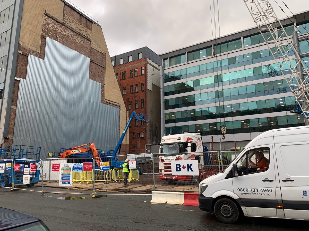 Quick candid 'on site' snap by one of our agency team to show what's happening on the ground! #commercialrealestate #Glasgow #officespace #glasgowoffices #sustainable #buildings
