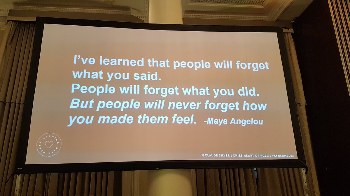 Thank you <a href="/claudesilver/">claudesilver</a> for fantastic keynote! #EmployeeExperience