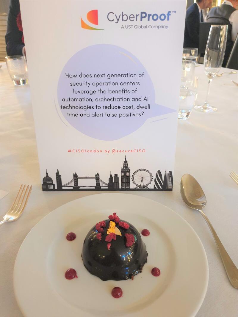 cyberproofinc's tweet image. We had a great time last week @secureCISO #CISOgala - including #securitypanels on the rise of #AI breaches #IoT attacks &amp;amp; #cloud disruption and discussions about how #automation and #orchestration reduce #MTTD and #MTTR, and the continued importance of #HUMINT in #cybersecurity.