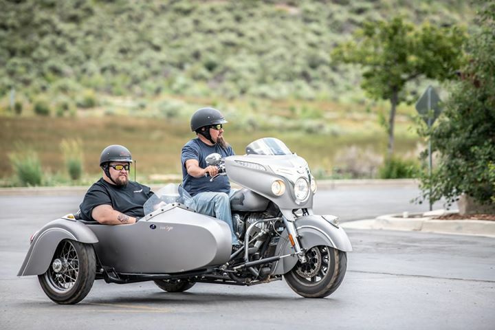 Championsidecar's tweet image. #sidecar love. From @Veterans Charity Ride to #Sturgis2019 #veteransride #motorcycles #indianmotorcyle 📸by @Sara Liberte Photography