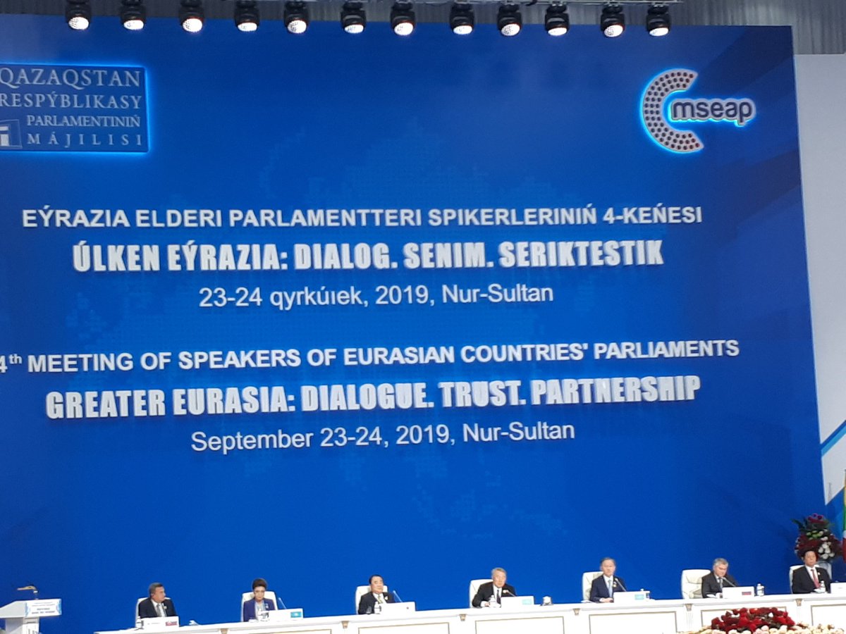 KivikoskiMikko's tweet photo. Honoured to represent 🇫🇮 Finland at 4. Meeting of Speakers of Eurasian Countries' Parliaments taking place in Nur-Sultan, #Kazakhstan. #MSEAP https://t.co/34c8MqDI1t
