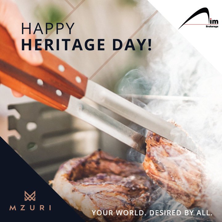 MzuriEstate's tweet photo. Happy Heritage Day (“Braai Day”) to all our fellow South Africans. Whether you are enjoying a relaxed braai with friends and family, or just enjoying your day off, we hope you will thoroughly enjoy your day, the proudly South African way! https://t.co/gVbRNcgJdZ