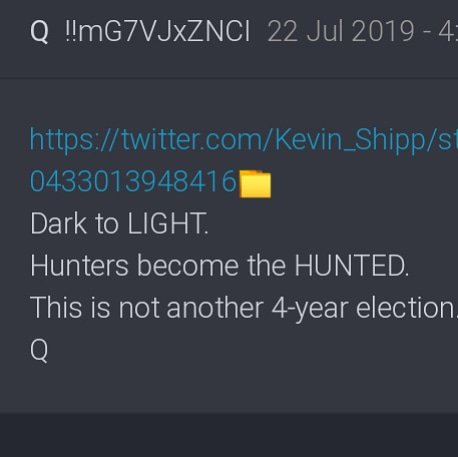 redpill_rx's tweet photo. Dark to LIGHT.
Hunters become the HUNTED.

#BidenUkraine #BidenCrimeFamily #MAGA #Qanon #q #trump #WWG1WGA #WWG1WGA_WORLDWIDE #TheGreatAwakeningWorldwide #thestorm #darktolight https://t.co/6oQb56G6ZJ