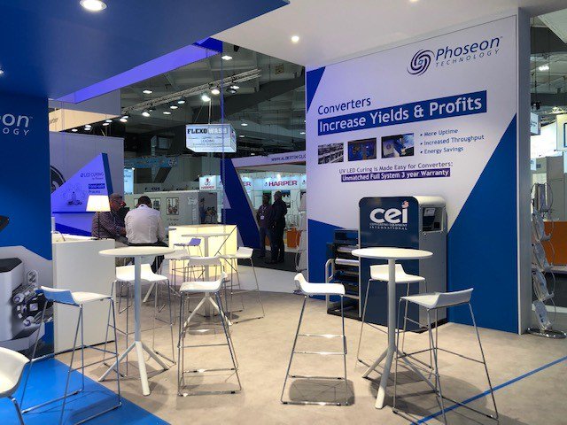 Phoseon's tweet photo. First day of @Labelexpo with @Phoseon! Come check out the new FirePower™ FP401 & FireJet™ FJ645 LED UV curing solutions—Stand 7A29!
https://t.co/qXs6QhHD2P
#UVLEDTech #PhoseonAdvantage https://t.co/zxblfmqZZs