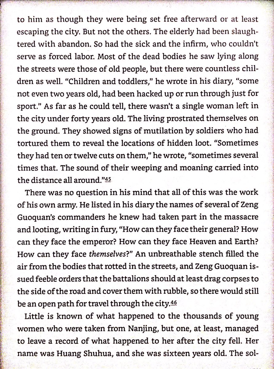 The Fall of Nanjing & the end of the Taiping was a brutal affair. One local girl’s story survives. Her family was killed by a Qing soldier, who took her away as a bride. She wrote her story, killed her husband, then killed herself.