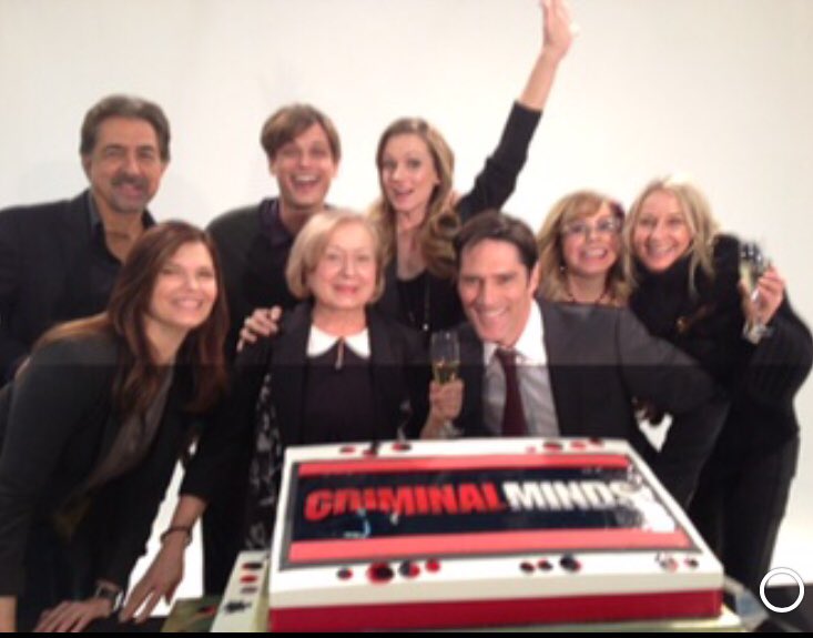 Does anyone remember this?? We were celebrating our 200th episode‼️#CriminalMinds #JoeMantegna #ThomasGibson #MatthewGubler #AJCook #KristianVangness #JeanneTripplehorn#Nina#BJRogers #200#❤️❤️❤️#lo❤️eToTheBestFans