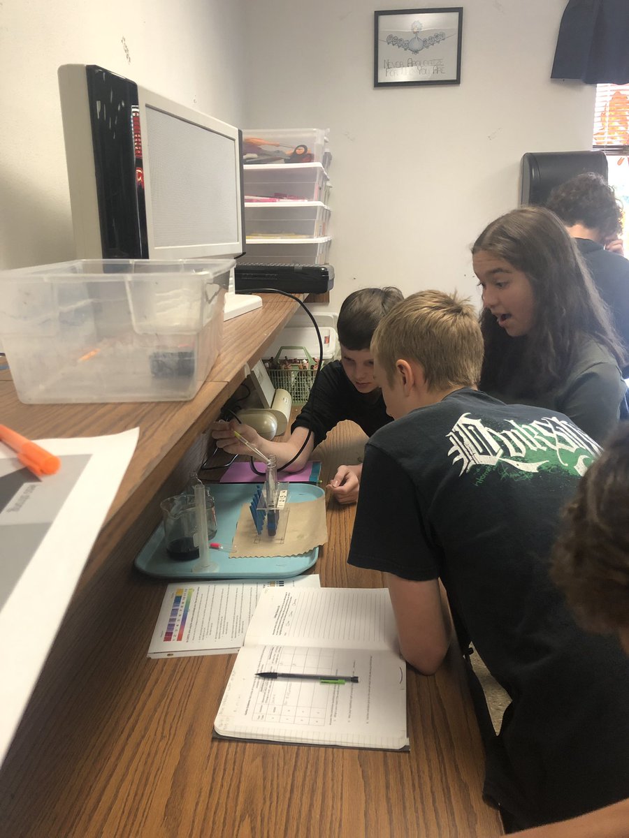 eagles_ems's tweet photo. 8th grade Science students pushed themselves to new discoveries in their Cabbage Chemistry Lab today! https://t.co/FWo4B9abMV