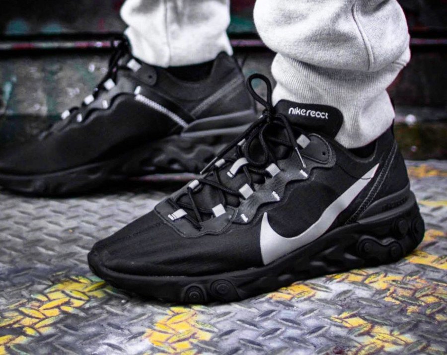 react element 55 black reflect