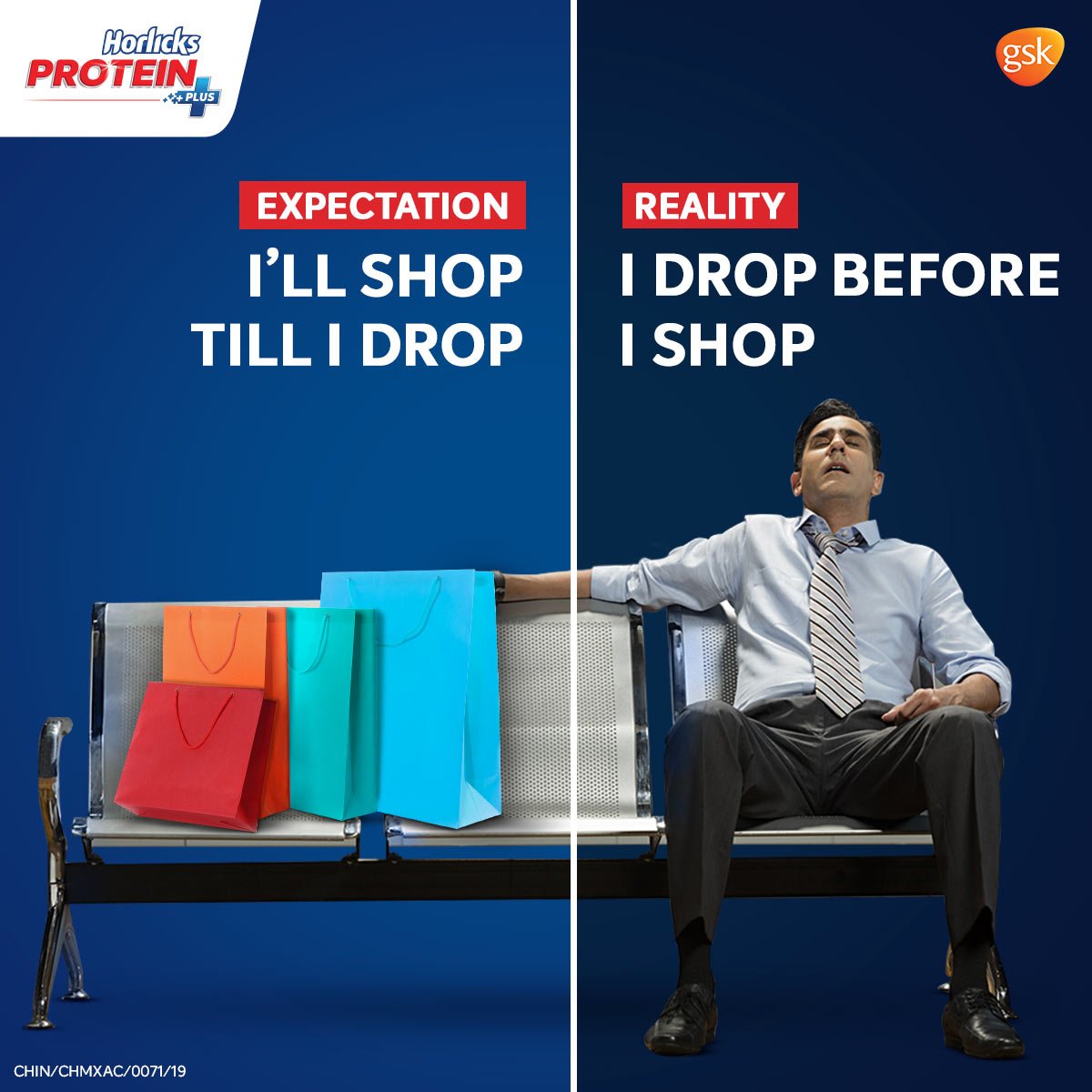 HorlicksProtein's tweet photo. Is poor muscle health making your shopping plans to close up shop all the time? Test your muscle health with the #RiseUpChallenge https://t.co/H8JsSGWdUD