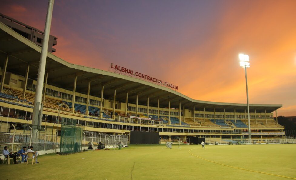 Cricket South Africa on Twitter: "This is where history will be made  tonight!!🏏 Surat is hosting an International cricket tournament for the  first time at Lalbhai Contractor Stadium and the #ProteasWomen are