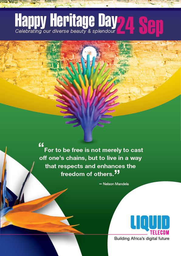 On this day we celebrate our cultural diversity, appreciating our different beliefs and traditions, from us to you, happy Heritage Day!