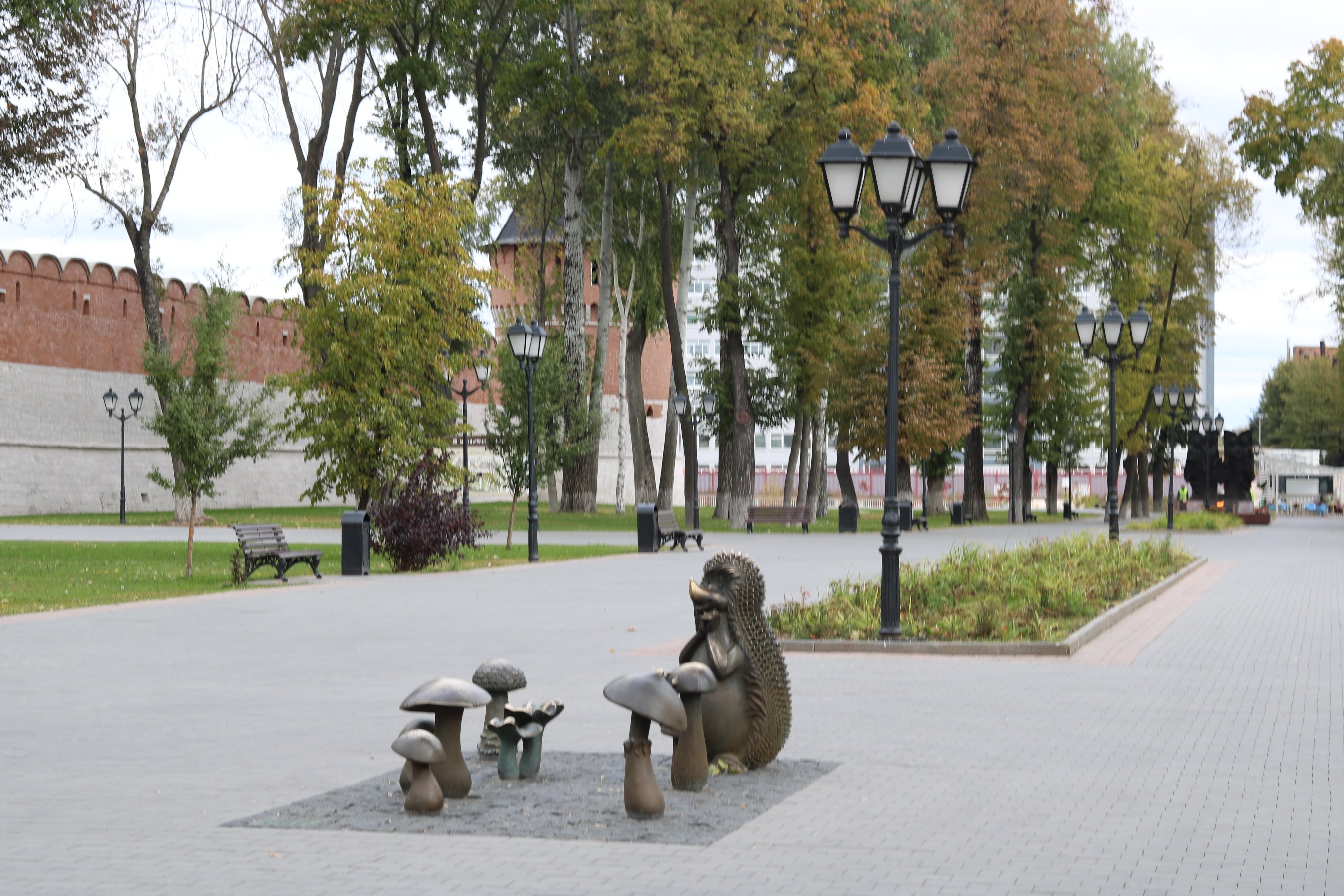 Кремлевский сад тульского Кремля