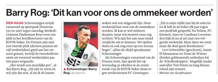 SVVSchev's tweet photo. Vanavond speelt SVV Scheveningen @SchevZAT1 op Sportpark Houtrust voor de KNVB Beker tegen Harkemase Boys @HarkemaseBoys 
Aanvang 20.00 uur. https://t.co/dLTOYb1VGT