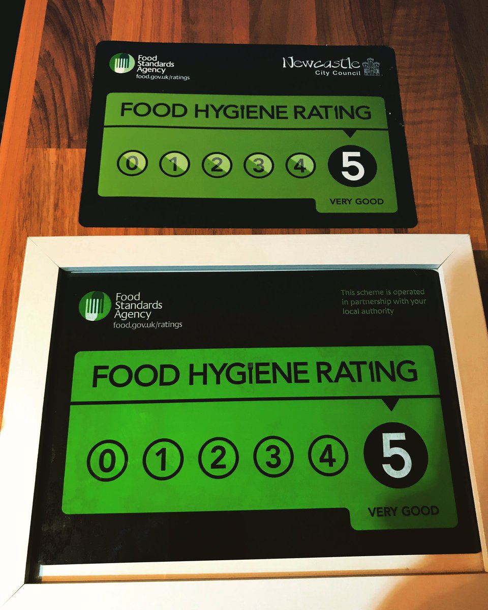 Out with the old in with the new. Anything less than perfection and you’re not trying. #foodhygienerating #topmarks #foodstandardsagency #perfect #coffee #newcastle #northumbriauniversity #ne1 #smallbusiness 💯💯💯💯💯💯💯💯
