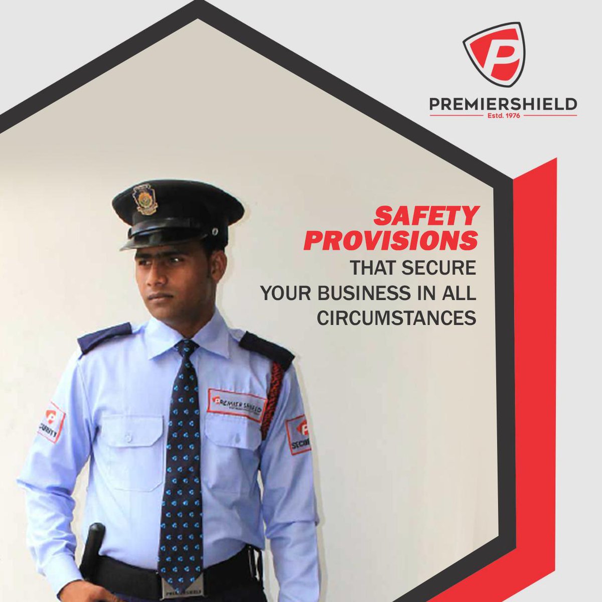 We at Premier Shield leave no stone unturned, our security personnel is trained under the supervision of industry experts and are always updated with current trends in the world of security.

#PremierShield #SecurityExperts #SecurityServices #SecuritySolutions