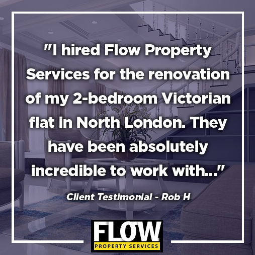 Flow_contractor's tweet photo. "I hired Flow Property Services for the renovation of my 2-bedroom Victorian conversion flat in North London. They have been absolutely incredible to work with, and I can’t recommend them enough..."  Client Testimonial - Rob H 
https://t.co/tghBmJaYmd https://t.co/MpLgX49H59