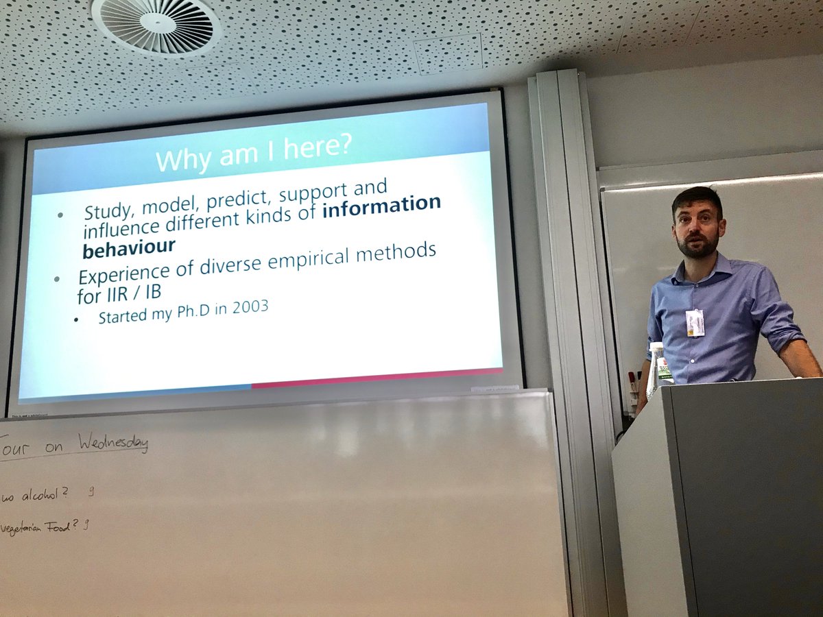 iFromm's tweet photo. Why is he here? @delsweil discussing task-based evaluation at #ASIRF2019. #ASIRF https://t.co/UtGrUymXVw