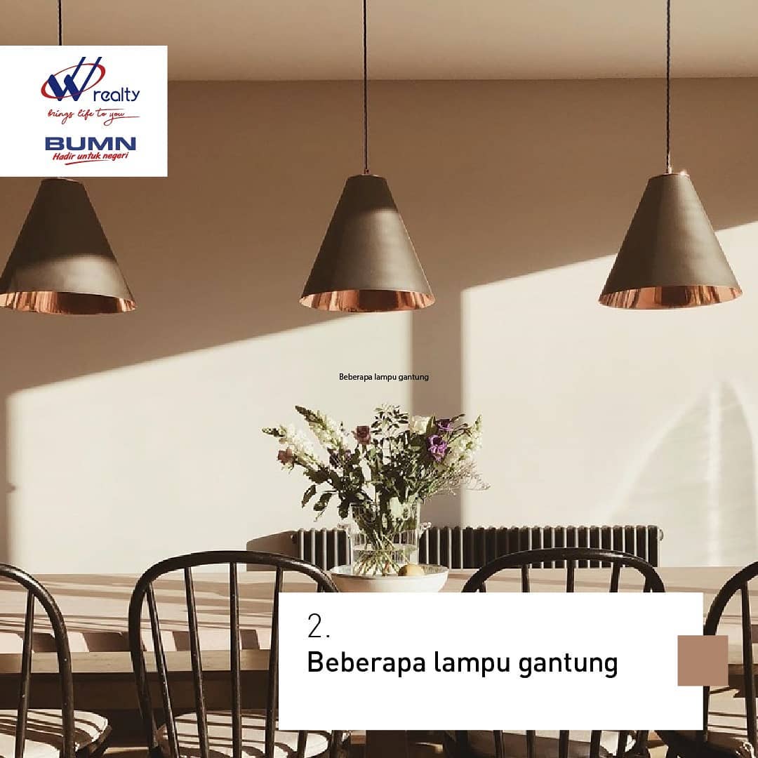 Tinggi Lampu  Gantung Meja  Makan LAMPURABI