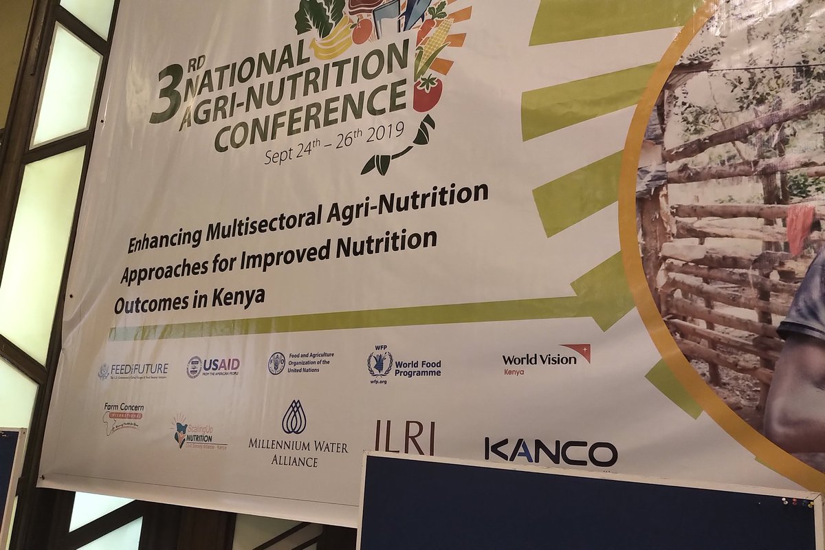SUN CSA fully represented at the 3rd National Agri-nutrition conference in Nairobi #MULTISECTORAL <a href="/SUN_CSA_KENYA/">SUN CSA KENYA</a> <a href="/SUNBizNet/">SUN Business Network</a>